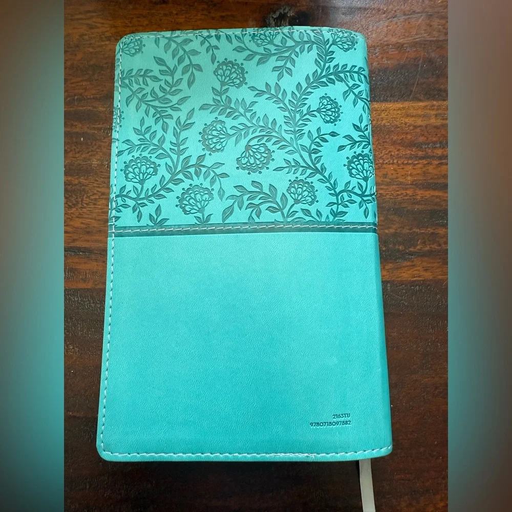 KJV Holy Bible Teal Leathersoft imitation leather New